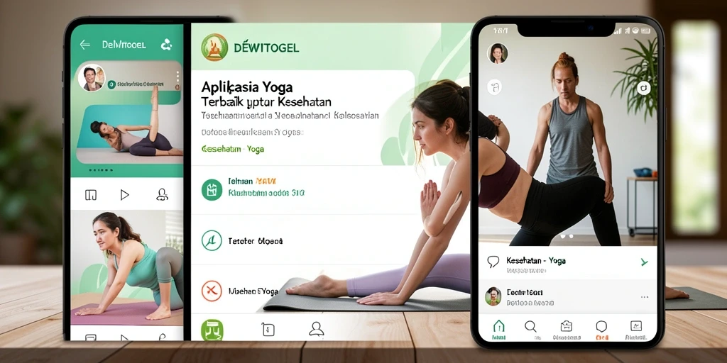 Antarmuka DEWITOGEL yang sederhana dan intuitif untuk latihan Yoga.