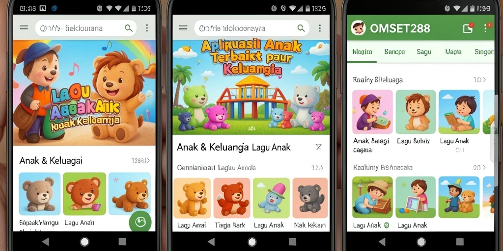 Antarmuka menarik dan ramah anak dalam OMSET288.