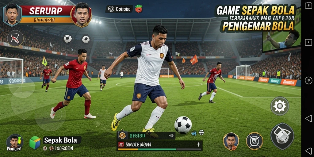 Antarmuka gameplay SERURP dengan grafis menawan dan kontrol responsif.